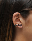 Earcuff Mini Circles Black